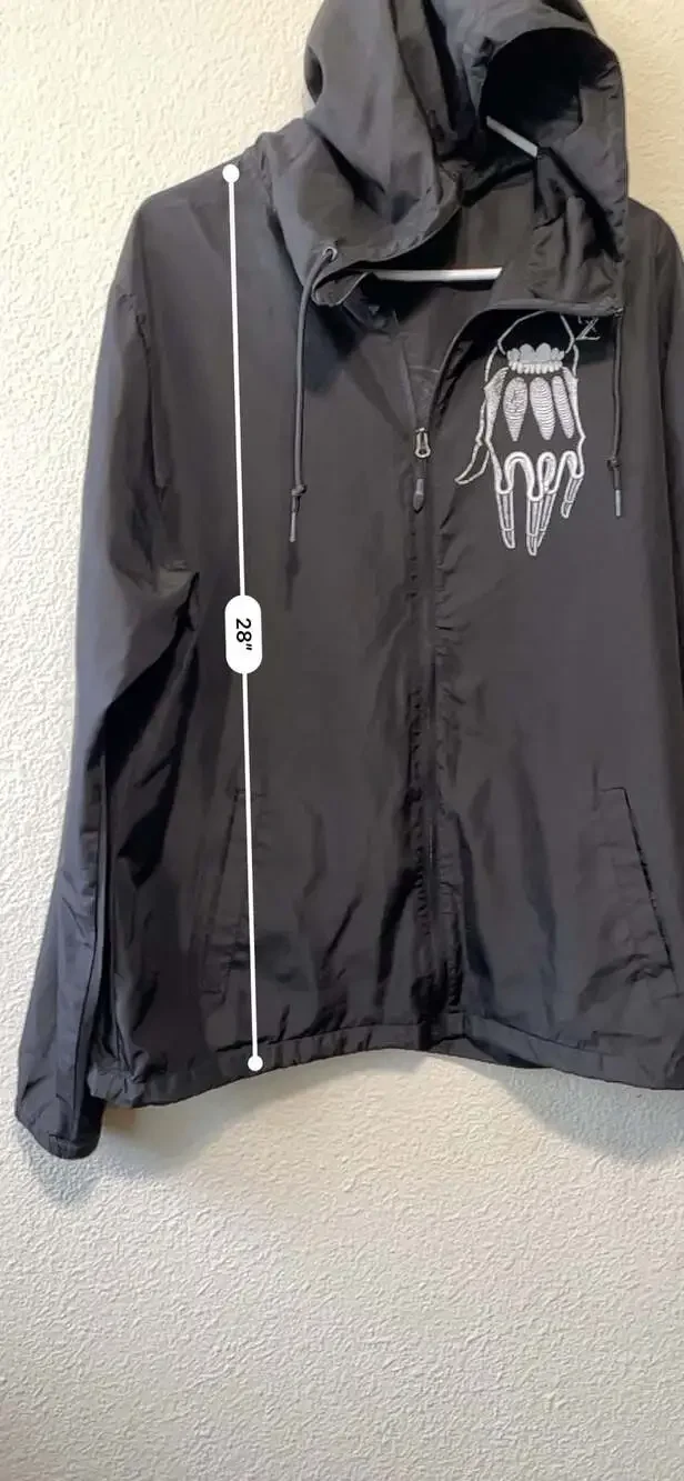 Independent Trading Company The Devil Tarot Windbreaker black jacket